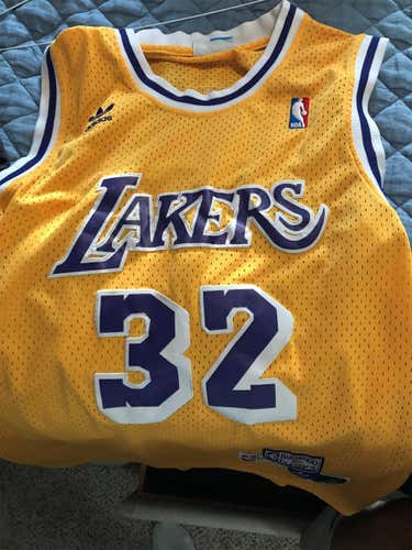 Magic Johnson Hardwood Classic Jersey & Kevin Garnett Jersey