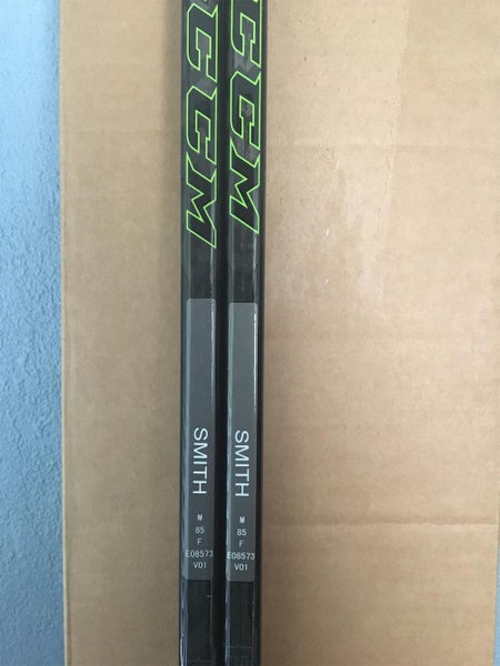 Set Of 2 New Ben Smith RibCor Reckoner Hockey Sticks RH Senior 85 Flex Pro Stock