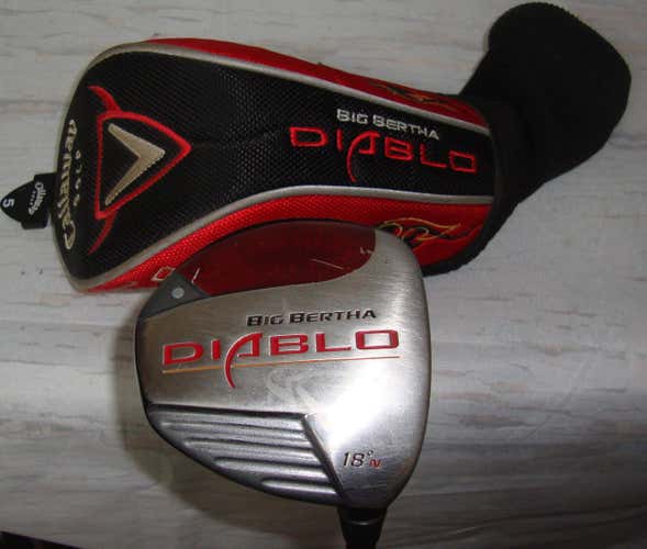 Callaway Big Bertha Diablo Stiff Flex 18°N  Right Handed with Head cover
