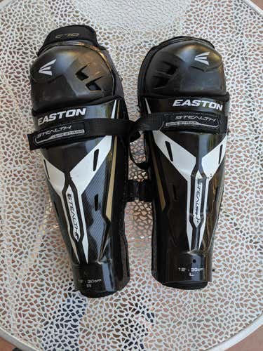Easton Stealth C7.0 Shin Pads Junior 12"