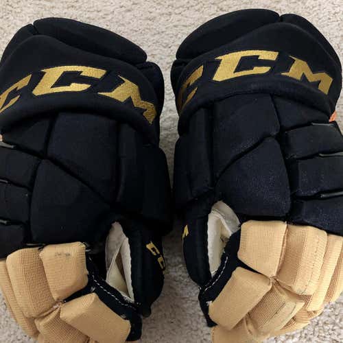 NHL Pro Stock Vegas Golden Knights VGK Game Used 14” CCM Hockey Gloves D30 Foam