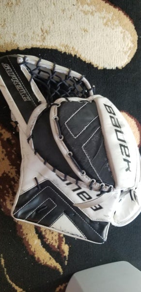 Bauer Supreme One.7 Goalie Glove & Blocker Regular Senior Pro Stock