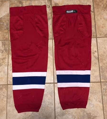 Pro Stock Reebok Edge Hockey Socks Montréal Canadiens