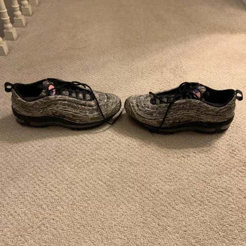 New Nike Air Max 97 Camo USA Size 10 Olive Black Country Camo