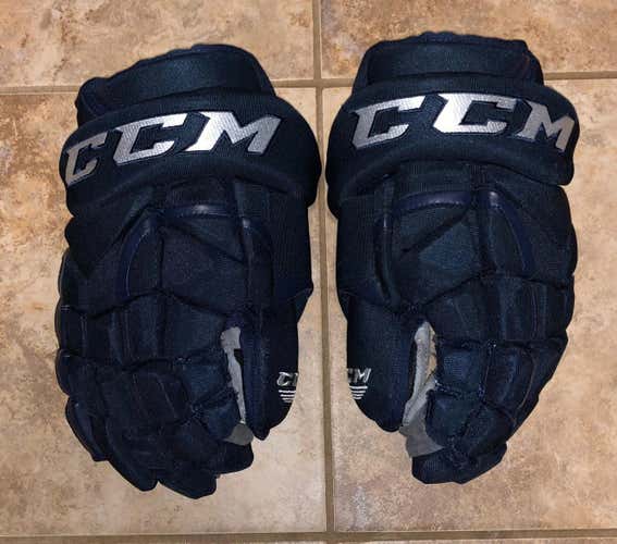 Pro Stock 13” CCM HG12 Hockey Gloves Navy