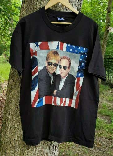 VTG Billy Joel Elton John Tour T-Shirt XL 1994 GEM Rock Pop Merch 90s