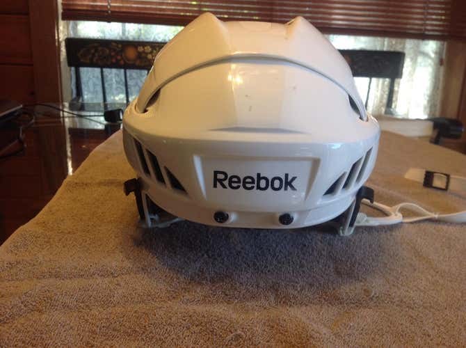Reebok 4K Helmet Pro Stock, White, Large