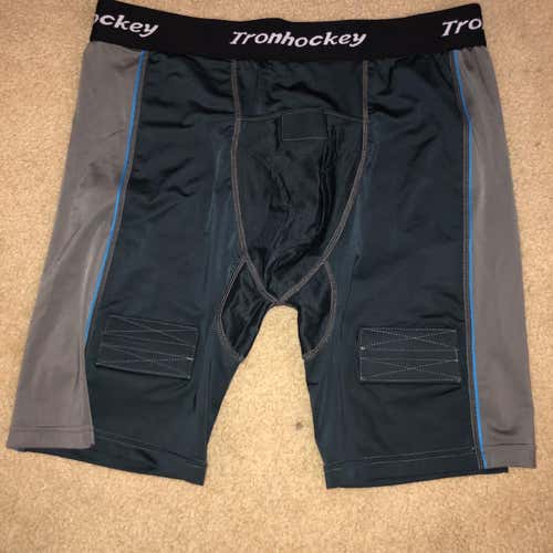 Tron Hockey SR Large Compression Jock/shorts w/cup.