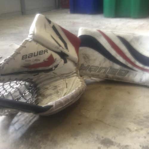 Bauer Goalie Glove & Blocker Full Right Senior