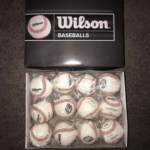 3 Dozen New Wilson Baseballs