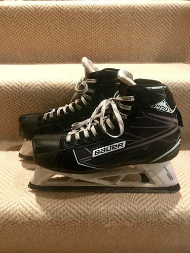 Bauer Supreme S170 Hockey Goalie Skates Senior Size 8.5