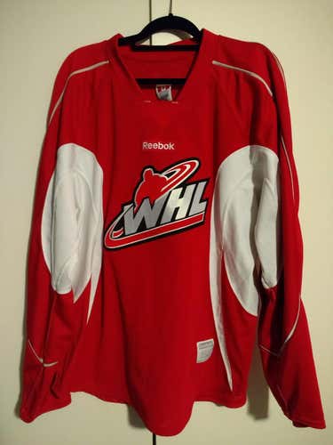 Red WHL Practice Jersey Size 56 Pro Stock