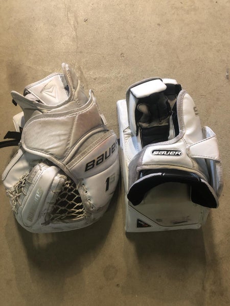 Bauer Supreme 1S Goalie Glove & Blocker Regular Senior