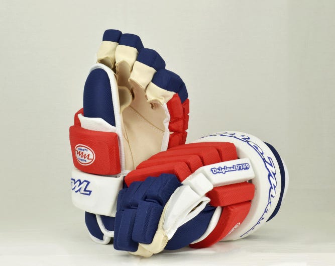 New Mic Mac New York Rangers Gloves 14 inch