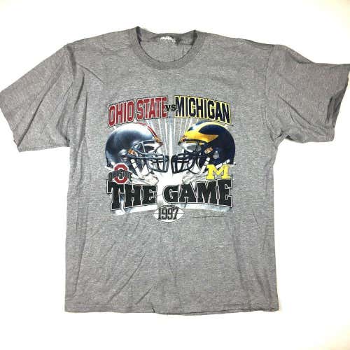 1997 University of Michigan vs Ohio State University T Shirt by Nutmeg Sz XL