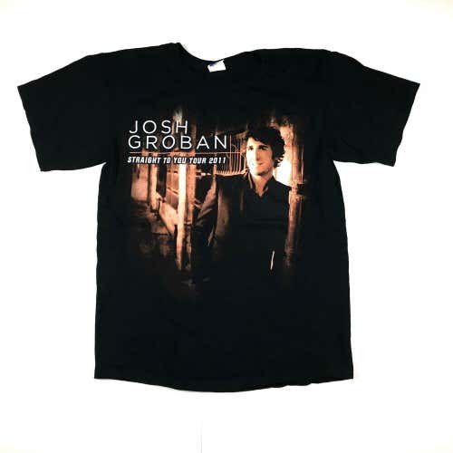 Josh Groban Straight to You Tour 2011 T-Shirt Merch Concert Anvil (Sz M)