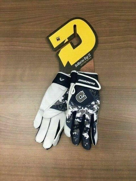 Demarini Digi Camo II Batting Gloves Navy Youth Large NEW