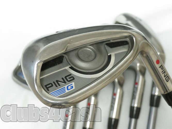 Ping G Series Irons RED Dot Graphite TFC 419 Stiff Flex 6-P+Uw   #35752