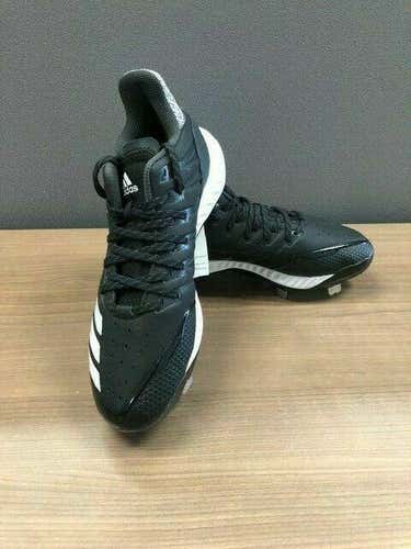 Adidas Icon 4 Bounce Cleat Black/White Adult Size: 11 *NEW*