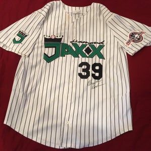 2001 Jackson Generals #39 Signed Autographed Game Used Worn MiLB Baseball Jersey Chicago Cubs