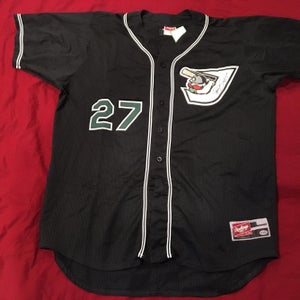 2010 Jackson Generals #27 Signed Autographed Game Used Worn MiLB Baseball Jersey Seattle Mariners