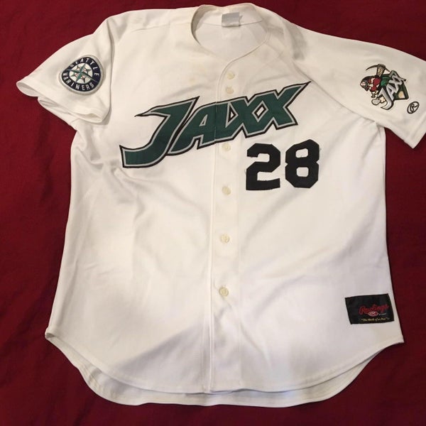 2009 Jackson Generals #28 Josh Fields Signed Autographed Game Used Worn MiLB Jersey Seattle Mariners