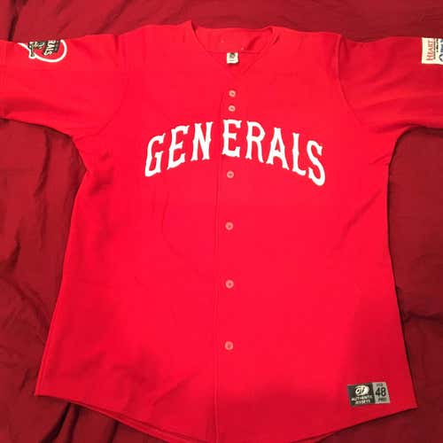 2012 Jackson Generals #4 Signed Autographed Game Used Worn MiLB Baseball Jersey Seattle Mariners