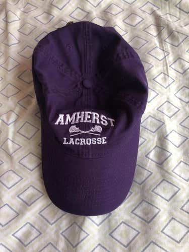 New Amherst College adjustable lacrosse hat