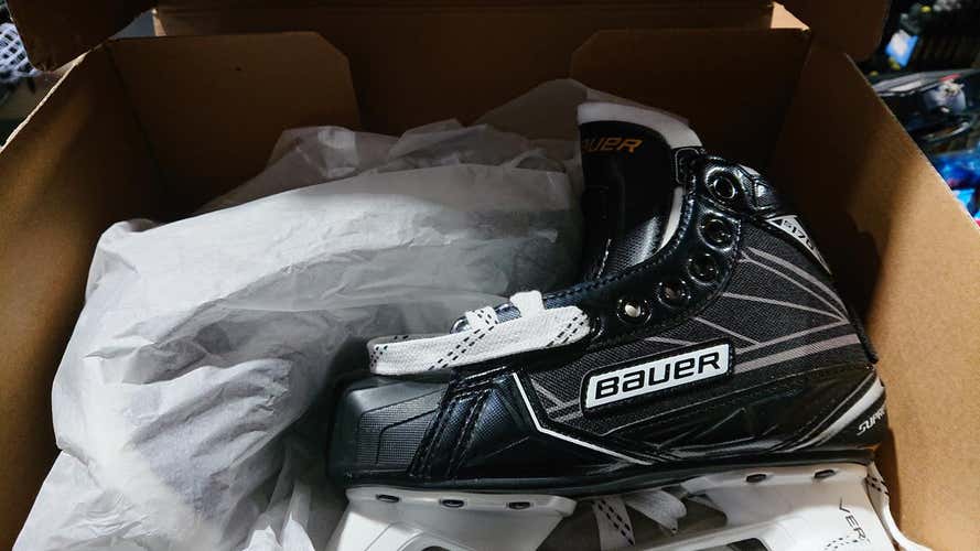 New Bauer Supreme S170 Hockey Goalie Skates Junior Size 1