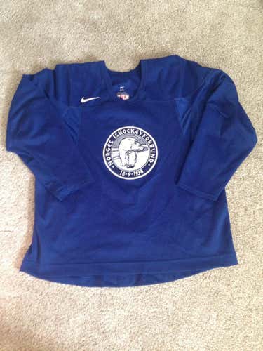 Norway IIHF Nike Swift  Jersey Pro Stock 60