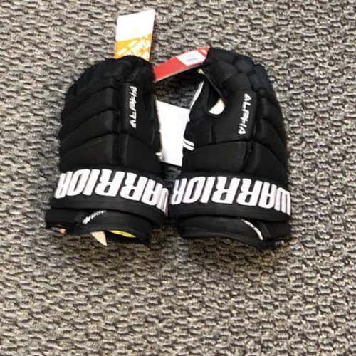 2 Pack Brand New Warrior Alpha QX Pro Gloves Jr Black 1 Size 11” & 1 Size 12”