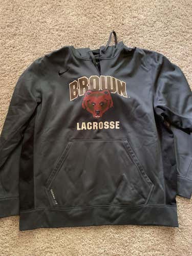 Brown Lacrosse Nike Hoodie