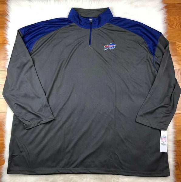 Buffalo Bills TX3 Jersey NFL Pullover 1/4 Zip Layering Jacket Big & Tall  6XL