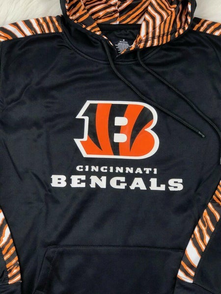 Cincinnati Bengals Nike NFL On Field Apparel Long Sleeve Hoodie Mens Medium