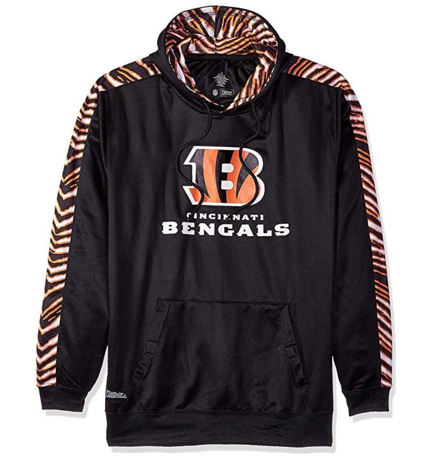 Cincinnati Bengals Nike NFL On Field Apparel Long Sleeve Hoodie Mens Medium