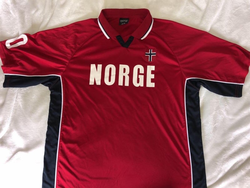 Norwegian NORGE Soccer Jersey Size XL