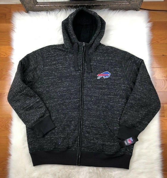 Buffalo Bills Full Zip Faux Sherpa Lined Heavy Weight Hoodie G-III Men 3XL  NFL