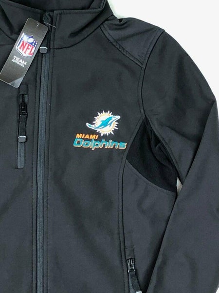 Miami Dolphins Performance Soft Shell Fleece Lined Jacket Black