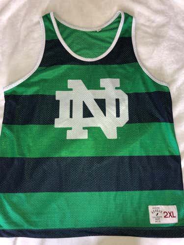 Notre Dame Lacrosse Jersey/pinnie Adult 2XL
