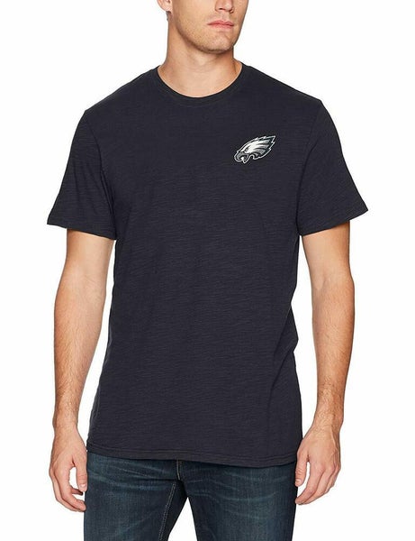 Team Fan Apparel NFL Adult Team Block Tagless T-Shirt - Cotton Blend -  Charcoal - Perfect for Game Day - Comfort and Style (Philadelphia Eagles 