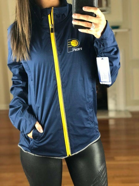 NBA Indiana Pacers G-III Lightweight Windbreaker Jacket, Navy Blue, Women's S