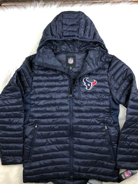 Football Fan Shop Officially Licensed NFL Full-Zip Hooded Jacket - Houston Texans