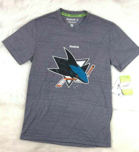 San Jose Sharks NHL Reebok Speedwick Men's Limited Edition T-Shirt S 2XL