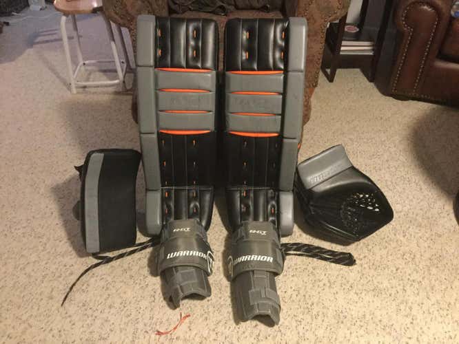 Warrior Ritual GT Pro pads G4 glove and blocker