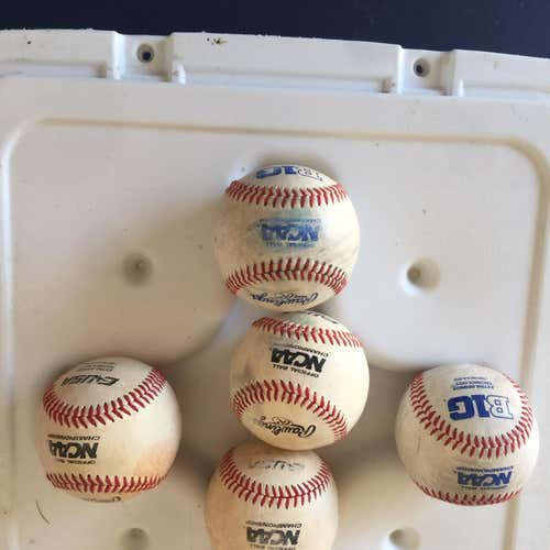 Baseballs College 5 Baseballs Quality High