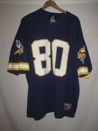 Vintage Minnesota Vikings Cris Carter Football Jersey men's XXL purple NFL