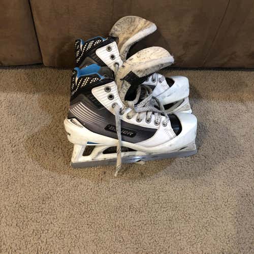 Bauer Reactor 4000 Goalie Skates Junior Size 5.0  US(size 6 Shoe)