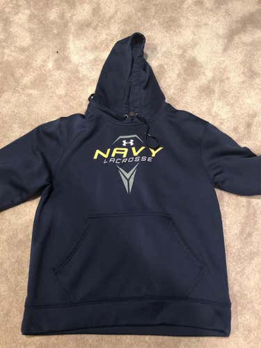 Adult Small Under Armour Navy Lacrosse Sweatshirt