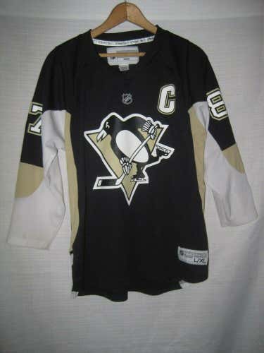 Pittsburgh Penguins Sidney Crosby Reebok Hockey Jersey kids boys L/XL black