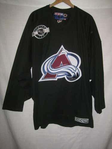 Colorado Avalanche CCM Center Ice Hockey Jersey men's XL black NHL